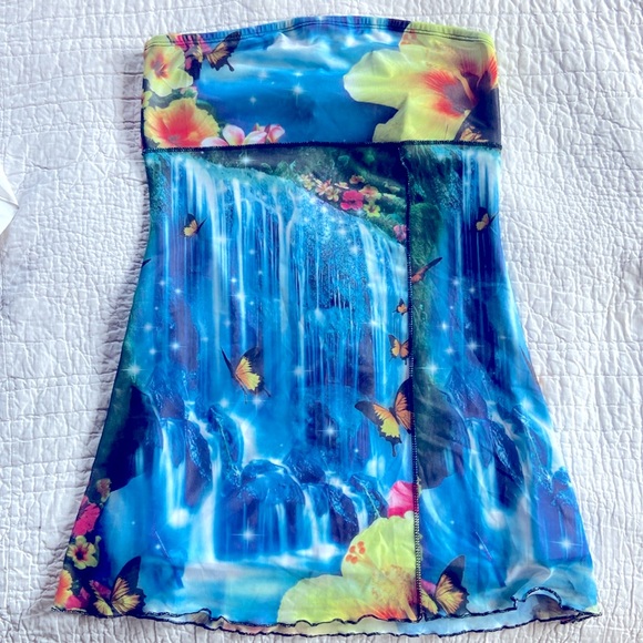 dELiA*s Tops - 🏷️ BNWT Delia’s/Dolls Kill Fairy Garden Layered Tube Top ~ Lg.